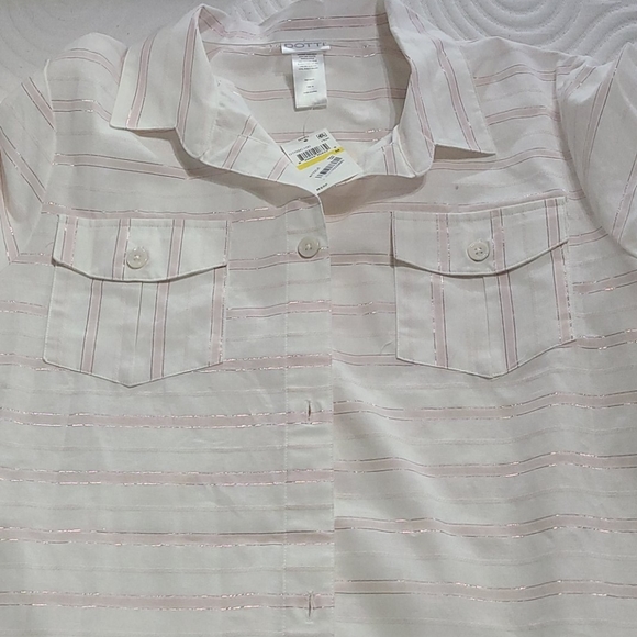 Dotti Radiance Stripe Shirtdress Swim Cover-Up - Picture 9 of 9